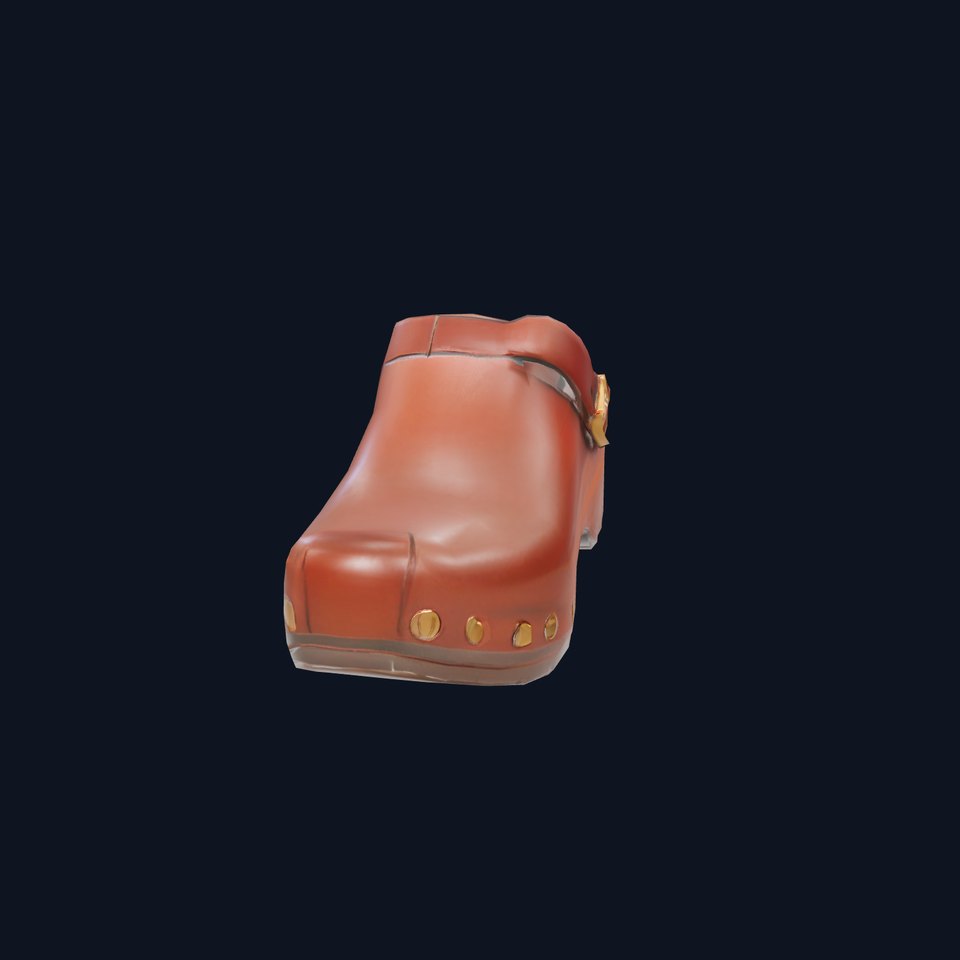 Classic Brown Clog model pack